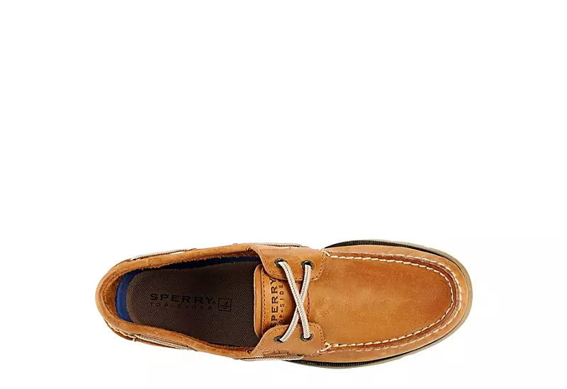 Sperry Mens Leeward Boat Shoe - Tan 8 Sperry Mens Leeward Boat Shoe - Tan - Image 6