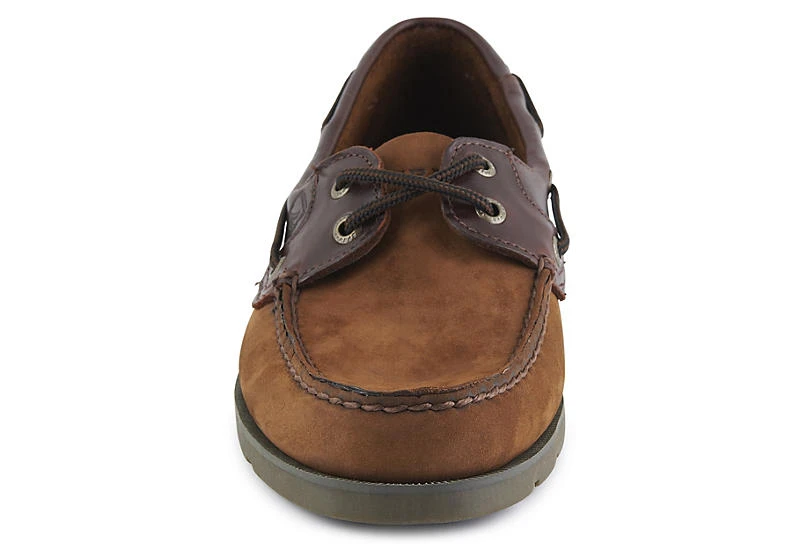 Sperry Mens Leeward Boat Shoe - Brown 7 Sperry Mens Leeward Boat Shoe - Brown - Image 5