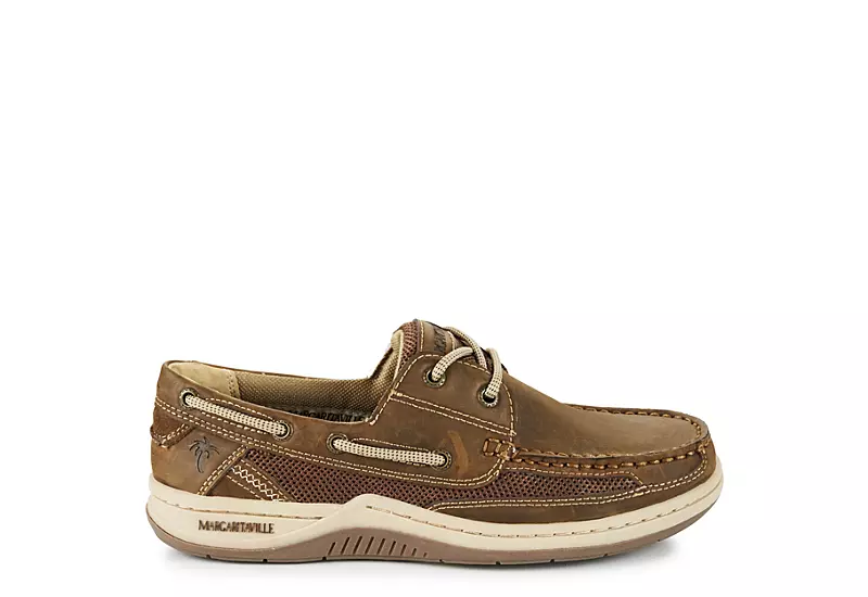 Margaritaville Mens Anchor Boat Shoe - Brown 4 Margaritaville Mens Anchor Boat Shoe - Brown - Image 2