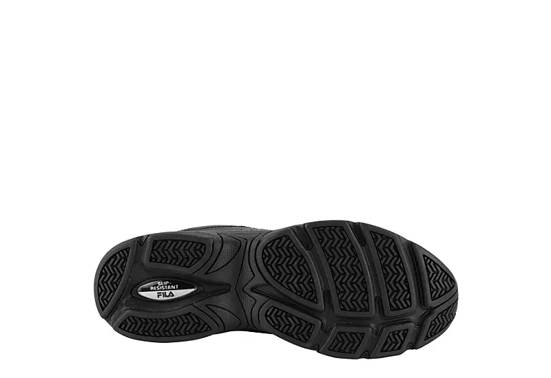 Fila Mens M Memory Workshift Slip Resistant Work Shoe - Black 9 Fila Mens M Memory Workshift Slip Resistant Work Shoe - Black - Image 7