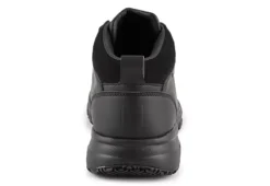 Fila Mens Mike Slip Resistant Work Shoe - Black 11 Fila Mens Mike Slip Resistant Work Shoe - Black -Cheap Vault Of Soles Store US 01 318034 02