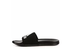 Adidas Mens Adilette Logo Slide Sandal - Black -Cheap Vault Of Soles Store US 01 331145 03