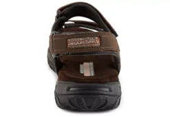 Skechers Mens Louden Outdoor Sandal - Brown -Cheap Vault Of Soles Store US 01 332119 02