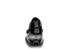Stacy Adams Mens Abram Moc Toe Bit Slip On Oxford - Black -Cheap Vault Of Soles Store US 01 420070 02