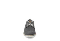 Nunn Bush Mens Barklay Canvas Oxford - Dark Grey -Cheap Vault Of Soles Store US 01 500464 02