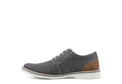 Nunn Bush Mens Barklay Canvas Oxford - Dark Grey -Cheap Vault Of Soles Store US 01 500464 03