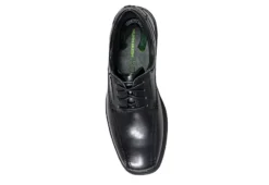 Nunn Bush Mens Bartole Street Bike Toe Oxford - Black -Cheap Vault Of Soles Store US 01 500486 05