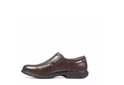 Nunn Bush Mens Bleeker Street Bike Toe Slip On Oxford - Brown -Cheap Vault Of Soles Store US 01 500488 03