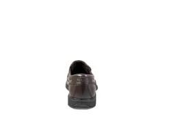 Nunn Bush Mens Bleeker Street Bike Toe Slip On Oxford - Brown -Cheap Vault Of Soles Store US 01 500488 04