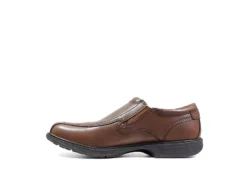 Nunn Bush Mens Bleeker Street Bike Toe Slip On Oxford - Cognac -Cheap Vault Of Soles Store US 01 500489 03