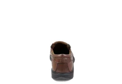 Nunn Bush Mens Bleeker Street Bike Toe Slip On Oxford - Cognac -Cheap Vault Of Soles Store US 01 500489 04
