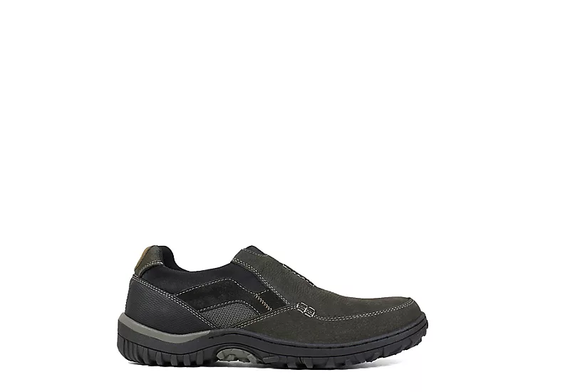Nunn Bush Mens Quest Moc Toe Slip On Oxford - Dark Grey 4 Nunn Bush Mens Quest Moc Toe Slip On Oxford - Dark Grey - Image 2