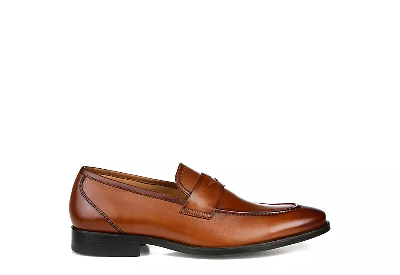 Thomas & Vine Mens Bishop Penny Loafer Oxford - Cognac 4 Thomas & Vine Mens Bishop Penny Loafer Oxford - Cognac - Image 2