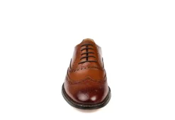 Thomas & Vine Mens Franklin Wingtip Oxford - Cognac -Cheap Vault Of Soles Store US 01 500761 02