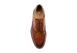 Thomas & Vine Mens Franklin Wingtip Oxford - Cognac -Cheap Vault Of Soles Store US 01 500761 05