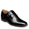 Florsheim Mens Sorrento Plain Toe Single Monk Strap Oxford - Black -Cheap Vault Of Soles Store US 01 500806 00