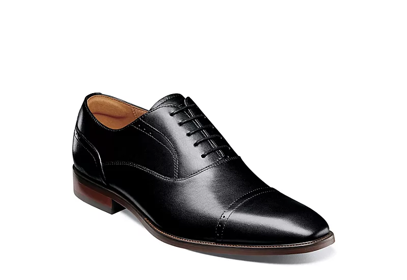 Florsheim Mens Sorrento Cap Toe Oxford - Black 3 Florsheim Mens Sorrento Cap Toe Oxford - Black