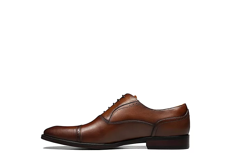 Florsheim Mens Sorrento Cap Toe Oxford - Cognac 6 Florsheim Mens Sorrento Cap Toe Oxford - Cognac - Image 4