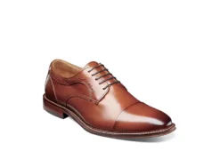 Cheap Vault Of Soles Store 9 Stacy Adams Mens Maddox Cap Toe Oxford - Cognac