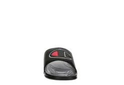 Champion Mens Mega Slide Big C Slide Sandal - Black -Cheap Vault Of Soles Store US 01 501319 02