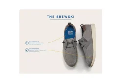 Nunn Bush Mens Brewski Slip On Sneaker - Grey -Cheap Vault Of Soles Store US 01 501369 06