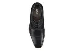 Johnston & Murphy Mens Archer Cap Toe Oxford - Black -Cheap Vault Of Soles Store US 01 501385 04