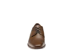 Johnston & Murphy Mens Archer Cap Toe Oxford - Cognac -Cheap Vault Of Soles Store US 01 501386 02