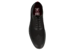 Stacy Adams Mens Summit Wingtip Lace-up Oxford - Black -Cheap Vault Of Soles Store US 01 501415 05