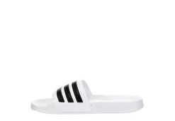 Adidas Mens Adilette Shower Slide Sandal - White -Cheap Vault Of Soles Store US 01 501458 03