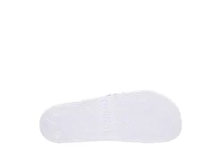 Adidas Mens Adilette Shower Slide Sandal - White -Cheap Vault Of Soles Store US 01 501458 06