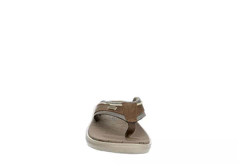 Heydude Mens Sami Flip Flop Sandal - Brown 5 Heydude Mens Sami Flip Flop Sandal - Brown - Image 3