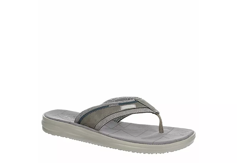 Heydude Mens Sami Flip Flop Sandal - Grey 3 Heydude Mens Sami Flip Flop Sandal - Grey