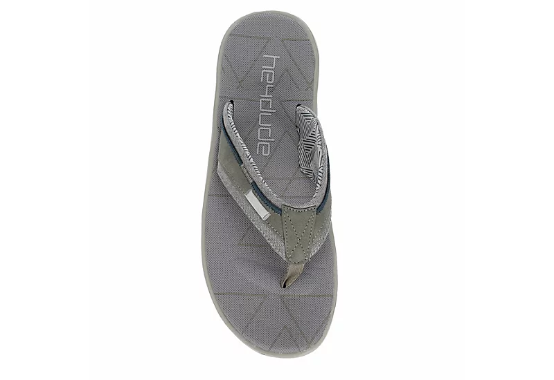 Heydude Mens Sami Flip Flop Sandal - Grey 8 Heydude Mens Sami Flip Flop Sandal - Grey - Image 6