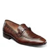 Stacy Adams Mens Ferdinand Moc Toe Slip On Oxford - Cognac -Cheap Vault Of Soles Store US 01 501552 00