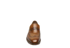 Stacy Adams Mens Pryce Wingtip Perf Slip On Oxford - Cognac -Cheap Vault Of Soles Store US 01 501561 02