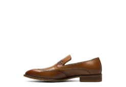 Stacy Adams Mens Pryce Wingtip Perf Slip On Oxford - Cognac -Cheap Vault Of Soles Store US 01 501561 03