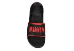 Puma Mens Viz Tech Slide Sandal - Black -Cheap Vault Of Soles Store US 01 501566 05