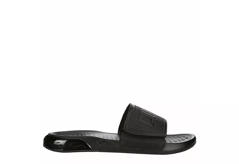 Puma Mens Viz Tech Slide Sandal - Black 4 Puma Mens Viz Tech Slide Sandal - Black - Image 2