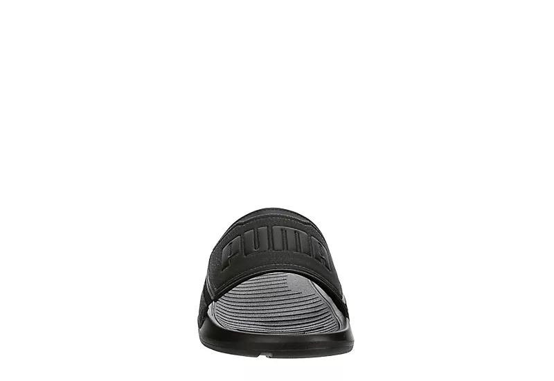Puma Mens Viz Tech Slide Sandal - Black 5 Puma Mens Viz Tech Slide Sandal - Black - Image 3