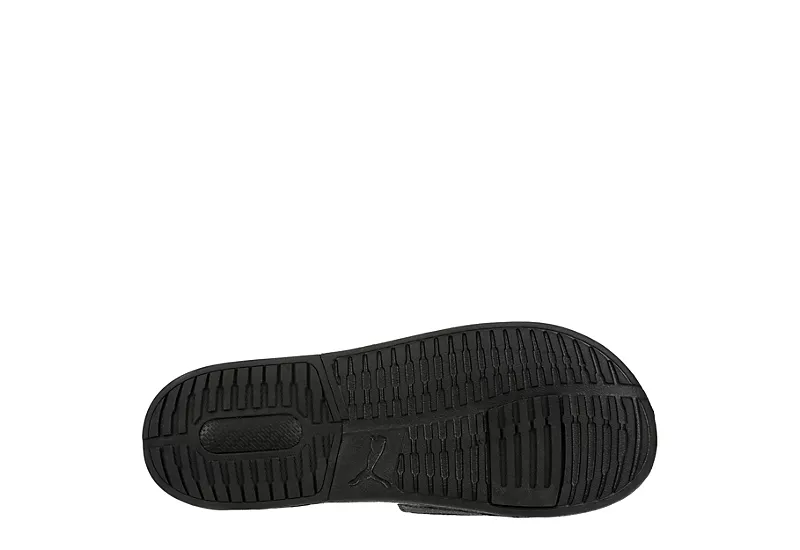 Puma Mens Viz Tech Slide Sandal - Black 9 Puma Mens Viz Tech Slide Sandal - Black - Image 7