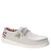 Heydude Mens Wally Slip On Sneaker - White