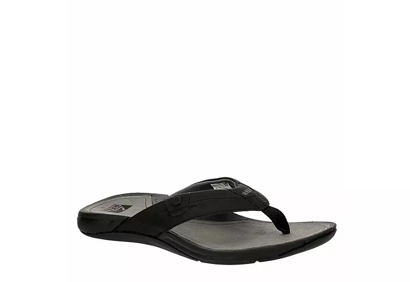 Reef Mens San Onofre Flip Flop Sandal - Black 3 Reef Mens San Onofre Flip Flop Sandal - Black