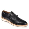 Thomas & Vine Mens Ransom Monk Strap Oxford - Black -Cheap Vault Of Soles Store US 01 501656 00