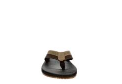 Day Five Mens Coast Flip Flop Sandal - Chocolate -Cheap Vault Of Soles Store US 01 501728 02