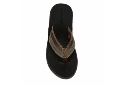 Day Five Mens Board Walk Flip Flop Sandal - Brown -Cheap Vault Of Soles Store US 01 501730 05