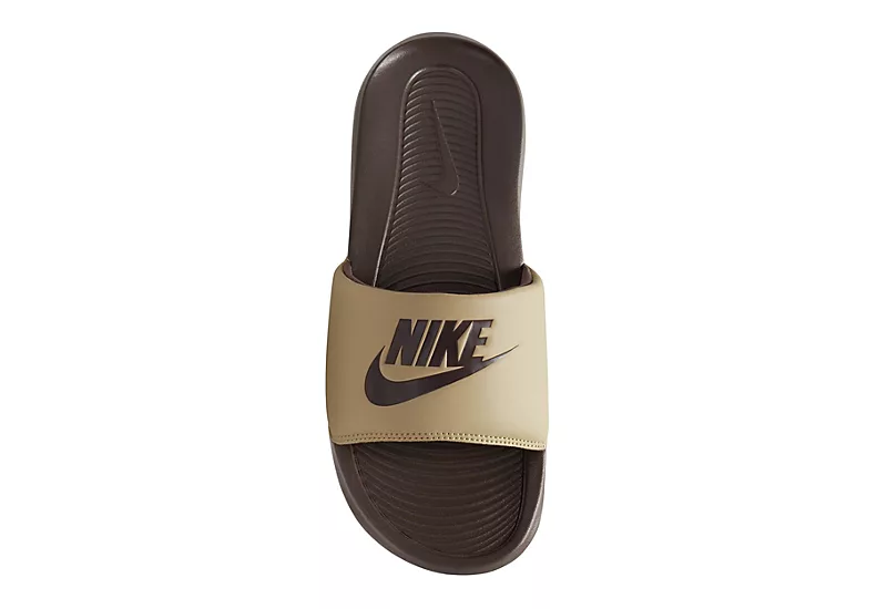 Nike Mens Victori One Slide Sandal - Tan 6 Nike Mens Victori One Slide Sandal - Tan - Image 4