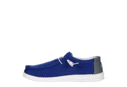 Heydude Mens Wally Slip On Sneaker - Blue -Cheap Vault Of Soles Store US 01 501809 03