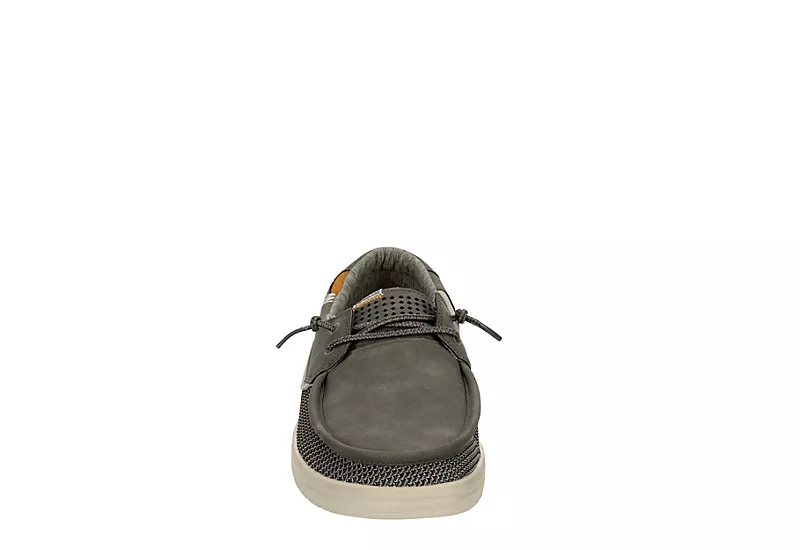 Heydude Mens Welsh Boat Shoe - Dark Grey 5 Heydude Mens Welsh Boat Shoe - Dark Grey - Image 3