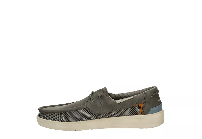 Heydude Mens Welsh Boat Shoe - Dark Grey 6 Heydude Mens Welsh Boat Shoe - Dark Grey - Image 4