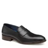 Johnston & Murphy Mens Stockton Penny Loafer Oxford - Black -Cheap Vault Of Soles Store US 01 502050 00
